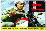 RG111B Triumph Classic British Motorcycle Sign