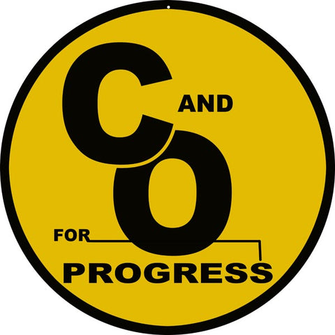 C And O Railroad Metal Sign