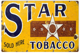 Vintage Star Tobacco Sign