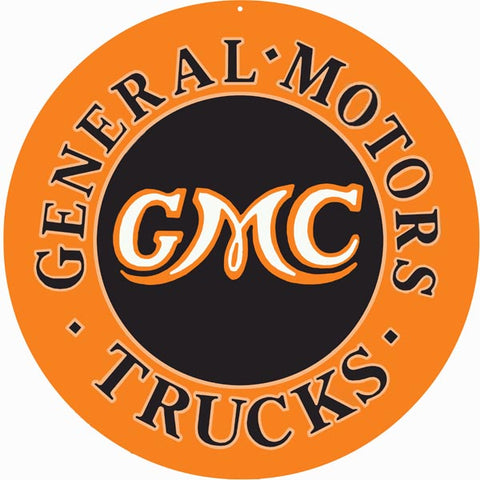 General Motors Truck Sign 14 Round
