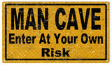 Vintage Man Cave Sign 8x14