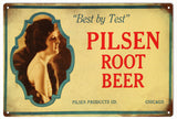 Vintage Pilsen Root Beer Sign