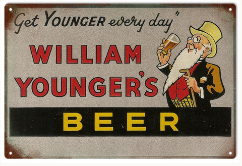 Vintage Williams Younger Beer Sign