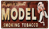 Vintage Model Cigar Sign 8x14