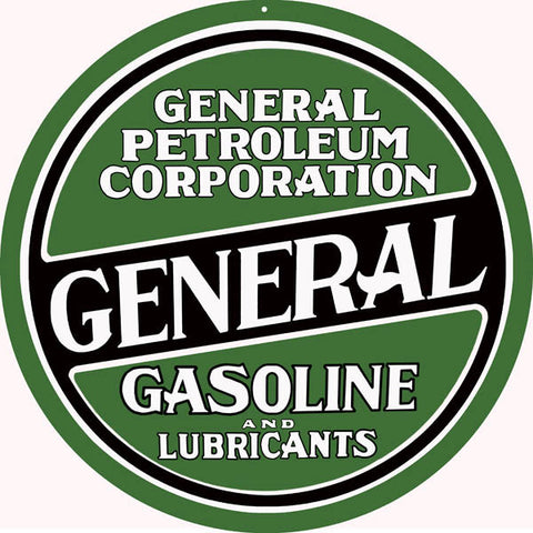 General Petroleum Sign 18 Round