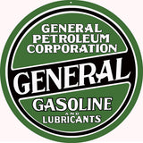 General Petroleum Sign 14 Round