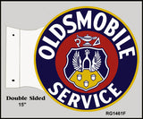 Oldsmobile Service Flange Sign 15x171/2