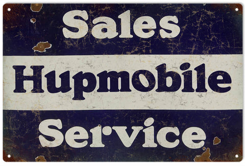 Vintage Hupmobile Service Sign