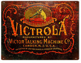 Vintage Victrola Sign 9x12