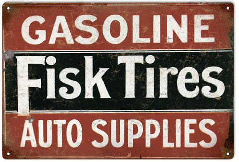 Vintage Fisk Tire Sign