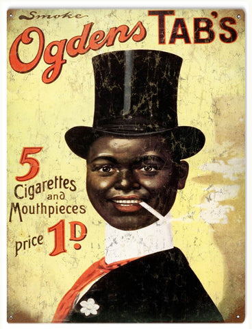 Vintage Ogdens Cigarettes Sign 9x12