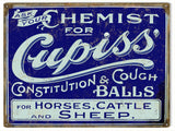 Vintage Cupiss For Animals Sign 9x12