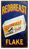 Vintage Redbreast Flake Sign 8x14