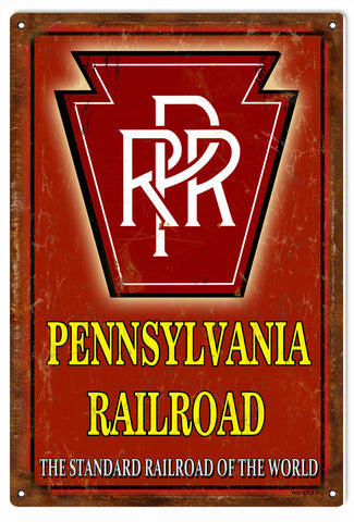 Vintage RPR Railroad sign