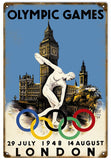 Vintage London Olympic Games Sign