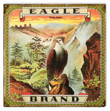 Vintage Eagle Brand Sign 12x12