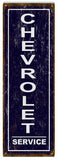 Vintage Chevrolet Service Sign 8x24