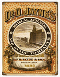 Vintage Dr D Jaynes Medical Sign 9x12