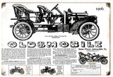 Vintage 1906 Oldsmobile Sign