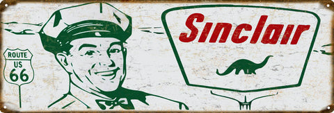 Vintage Sinclair Gasoline Sign 6x18