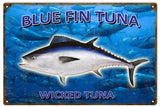 Vintage Blue Fin Tuna Sign