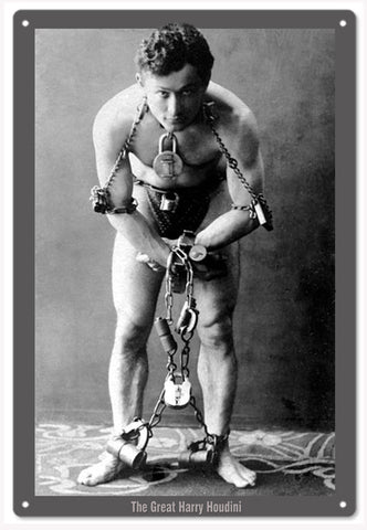 The Great Harry Houdini Sign 1218