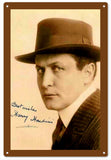 Harry Houdini 12x18 sign