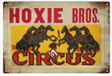 Hoxie Brothers Circus Sign