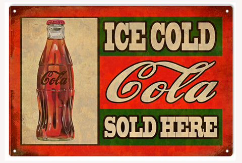 Cola Sign 12x18