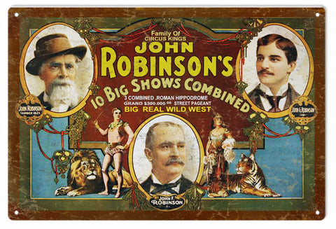 John Robertson Circus Sign