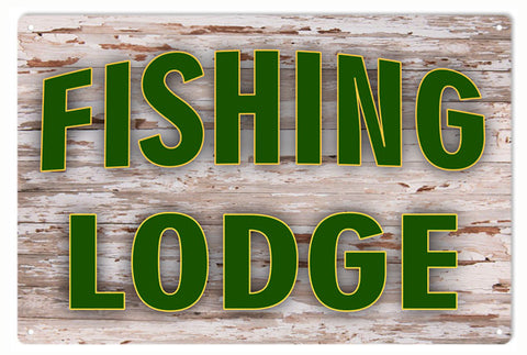 Fishing Lodge Sign