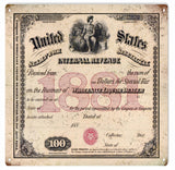 United States 1881 Wholesale Liquor Dealer Coupon Sign