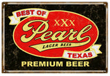 Vintage Pearl Premium Beer Sign