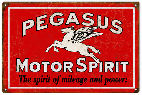 Vintage Pegasus Motor Oil Sign