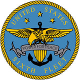United States Sixth Fleet Sign