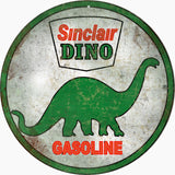 Sinclair Dino Gasoline Station Sign Round 14