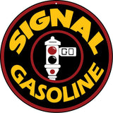 Signal Gasoline Sign 18 Round