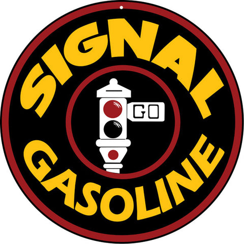 Signal Gasoline Sign Round 14
