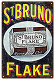 Vintage St.Bruno Flake Cigar Sign