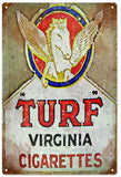 Vintage Turf Cigarettes Sign