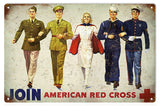 Vintage Red Cross Sign