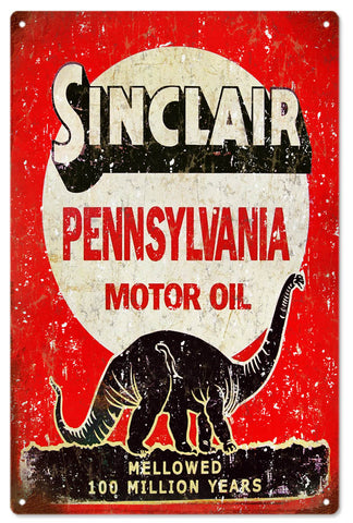 Vintage Sinclair Motor Oil Sign