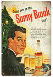 Vintage Sunny Brook Whiskey Sign