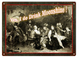 Vintage Moonshine Sign 9x12