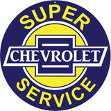 Chevrolet Service Sign18 Round