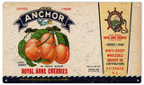 Vintage Anchor Cherries Sign