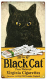Vintage Black Cat Cigarette Sign