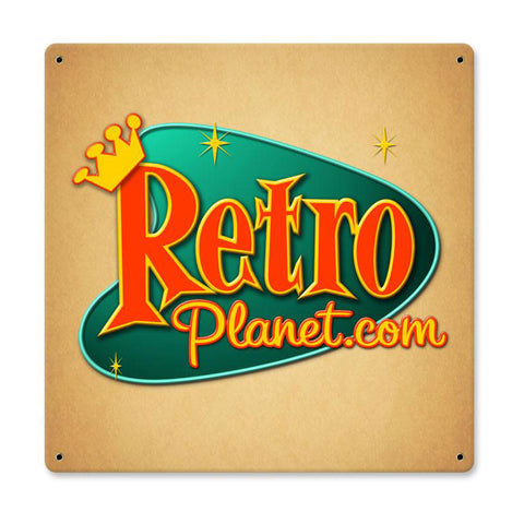 RetroPlanet Metal Sign Wall Decor 12 x 12