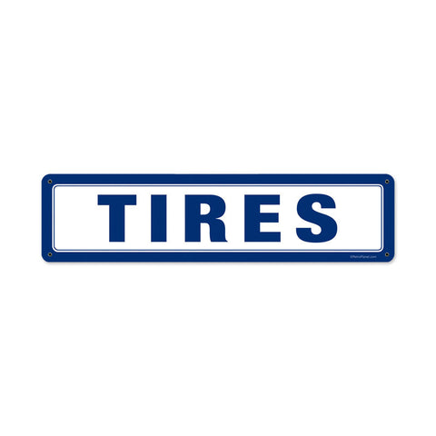Tires Metal Sign Wall Decor 20 x 5