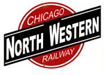 RR-234 CHICAGO NORTH WESTERN HERALD SIGN